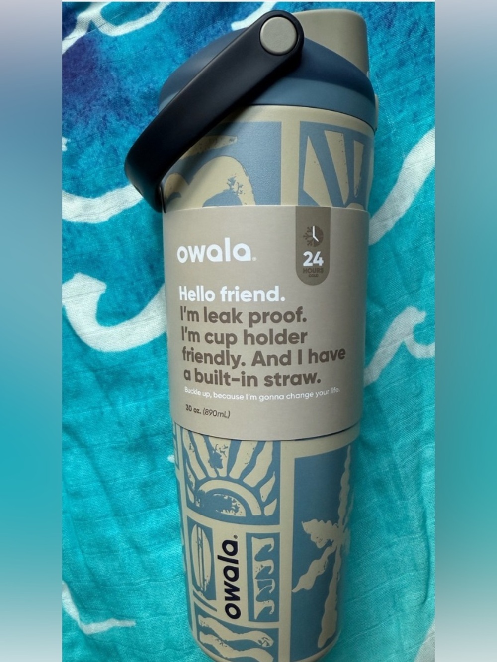 🌊 Owala Freesip Sway Birthday Bash 2026 Vintage Surf 30oz NIB 30 oz - Picture 7 of 7